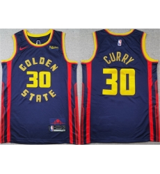 Men Golden State Warriors 30 Stephen Curry Navy 2024 25 City Edition Stitched Basketball Jersey Men Golden State Warriors 30 Stephen Curry Navy 2024 25 City Edition Stitched Basketball Jersey