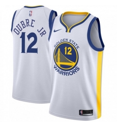 Men Nike Golden State Warriors 12 Kelly Oubre Jr White NBA Swingman Association Edition 2019 2020 Jersey Men Nike Golden State Warriors 12 Kelly Oubre Jr White NBA Swingman Association Edition 2019 2020 Jersey