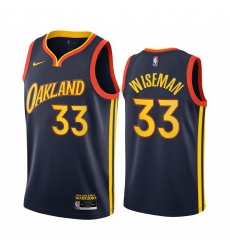 Men Nike Golden State Warriors 33 James Wiseman Navy NBA Swingman 2020 21 City Edition Jersey Men Nike Golden State Warriors 33 James Wiseman Navy NBA Swingman 2020 21 City Edition Jersey