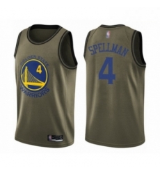 Mens Golden State Warriors 4 Omari Spellman Swingman Green Salute to Service Basketball Jersey Mens Golden State Warriors 4 Omari Spellman Swingman Green Salute to Service Basketball Jersey