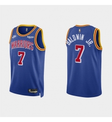 Men's Golden State Warriors #7 Patrick Baldwin Jr. 2022 Royal Stitched Basketball Jerseys Men's Golden State Warriors #7 Patrick Baldwin Jr. 2022 Royal Stitched Basketball Jerseys