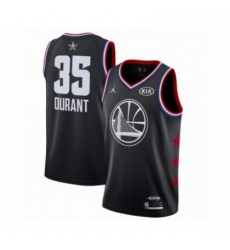 Mens Jordan Golden State Warriors 35 Kevin Durant Swingman Black 2019 All Star Game Basketball Jersey Mens Jordan Golden State Warriors 35 Kevin Durant Swingman Black 2019 All Star Game Basketball Jersey