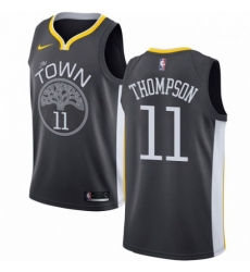 Mens Nike Golden State Warriors 11 Klay Thompson Swingman Black Alternate NBA Jersey Statement Edition Mens Nike Golden State Warriors 11 Klay Thompson Swingman Black Alternate NBA Jersey Statement Edition