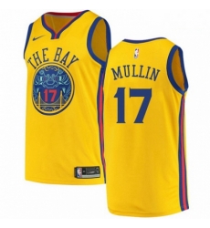 Mens Nike Golden State Warriors 17 Chris Mullin Authentic Gold NBA Jersey City Edition Mens Nike Golden State Warriors 17 Chris Mullin Authentic Gold NBA Jersey City Edition