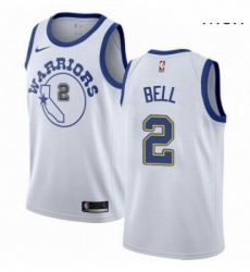 Mens Nike Golden State Warriors 2 Jordan Bell Swingman White Hardwood Classics NBA Jersey Mens Nike Golden State Warriors 2 Jordan Bell Swingman White Hardwood Classics NBA Jersey
