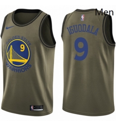 Mens Nike Golden State Warriors 9 Andre Iguodala Swingman Green Salute to Service NBA Jersey Mens Nike Golden State Warriors 9 Andre Iguodala Swingman Green Salute to Service NBA Jersey