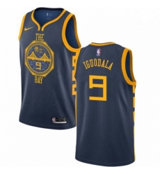 Mens Nike Golden State Warriors 9 Andre Iguodala Swingman Navy Blue NBA Jersey City Edition Mens Nike Golden State Warriors 9 Andre Iguodala Swingman Navy Blue NBA Jersey City Edition