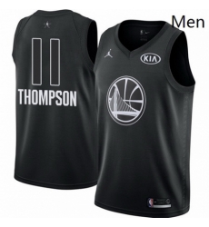 Mens Nike Jordan Golden State Warriors 11 Klay Thompson Swingman Black 2018 All Star Game NBA Jersey Mens Nike Jordan Golden State Warriors 11 Klay Thompson Swingman Black 2018 All Star Game NBA Jersey