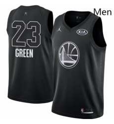 Mens Nike Jordan Golden State Warriors 23 Draymond Green Swingman Black 2018 All Star Game NBA Jersey Mens Nike Jordan Golden State Warriors 23 Draymond Green Swingman Black 2018 All Star Game NBA Jersey