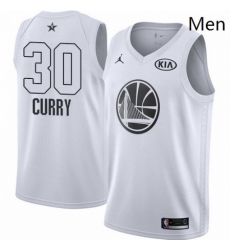 Mens Nike Jordan Golden State Warriors 30 Stephen Curry Swingman White 2018 All Star Game NBA Jersey Mens Nike Jordan Golden State Warriors 30 Stephen Curry Swingman White 2018 All Star Game NBA Jersey
