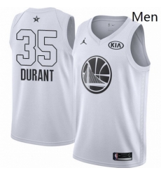 Mens Nike Jordan Golden State Warriors 35 Kevin Durant Swingman White 2018 All Star Game NBA Jersey Mens Nike Jordan Golden State Warriors 35 Kevin Durant Swingman White 2018 All Star Game NBA Jersey