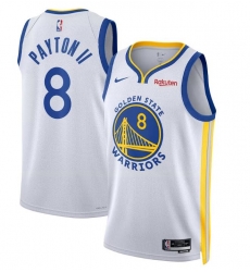 Nike Gary Payton II White #8 Golden State Warriors 2022 23 Swingman Badge Jersey Nike Gary Payton II White #8 Golden State Warriors 2022 23 Swingman Badge Jersey