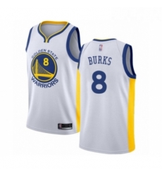 Womens Golden State Warriors 8 Alec Burks Swingman White Basketball Jersey Association Edition Womens Golden State Warriors 8 Alec Burks Swingman White Basketball Jersey Association Edition