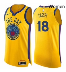 Womens Nike Golden State Warriors 18 Omri Casspi Swingman Gold NBA Jersey City Edition Womens Nike Golden State Warriors 18 Omri Casspi Swingman Gold NBA Jersey City Edition