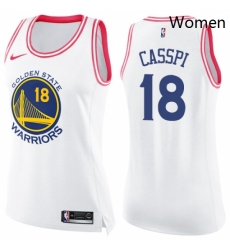 Womens Nike Golden State Warriors 18 Omri Casspi Swingman WhitePink Fashion NBA Jersey Womens Nike Golden State Warriors 18 Omri Casspi Swingman WhitePink Fashion NBA Jersey