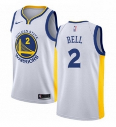 Youth Nike Golden State Warriors 2 Jordan Bell Authentic White Home NBA Jersey Association Edition Youth Nike Golden State Warriors 2 Jordan Bell Authentic White Home NBA Jersey Association Edition