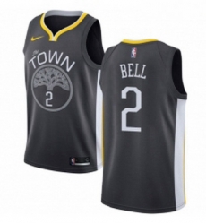 Youth Nike Golden State Warriors 2 Jordan Bell Swingman Black Alternate NBA Jersey Statement Edition Youth Nike Golden State Warriors 2 Jordan Bell Swingman Black Alternate NBA Jersey Statement Edition