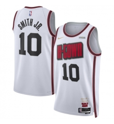 Men Houston Rockets 10 Jabari Smith Jr White 2024 25 City Edition Stitched Jersey Men Houston Rockets 10 Jabari Smith Jr White 2024 25 City Edition Stitched Jersey