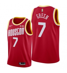 Men Houston Rockets 7 Jalen Green Red Jersey 2021 NBA Men Houston Rockets 7 Jalen Green Red Jersey 2021 NBA