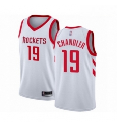 Mens Houston Rockets 19 Tyson Chandler Authentic White Basketball Jersey Association Edition Mens Houston Rockets 19 Tyson Chandler Authentic White Basketball Jersey Association Edition