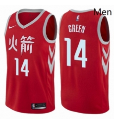 Mens Nike Houston Rockets 14 Gerald Green Swingman Red NBA Jersey City Edition Mens Nike Houston Rockets 14 Gerald Green Swingman Red NBA Jersey City Edition