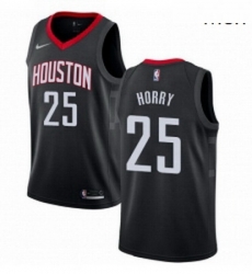 Mens Nike Houston Rockets 25 Robert Horry Authentic Black Alternate NBA Jersey Statement Edition Mens Nike Houston Rockets 25 Robert Horry Authentic Black Alternate NBA Jersey Statement Edition