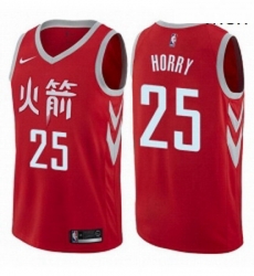 Mens Nike Houston Rockets 25 Robert Horry Authentic Red NBA Jersey City Edition Mens Nike Houston Rockets 25 Robert Horry Authentic Red NBA Jersey City Edition