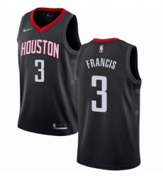Mens Nike Houston Rockets 3 Steve Francis Swingman Black Alternate NBA Jersey Statement Edition Mens Nike Houston Rockets 3 Steve Francis Swingman Black Alternate NBA Jersey Statement Edition