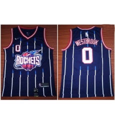 Rockets 0 Russell Westbrook Blue Nike Swingman Jersey Rockets 0 Russell Westbrook Blue Nike Swingman Jersey