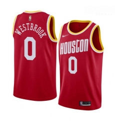 Rockets #0 Russell Westbrook Red Basketball Swingman Hardwood Classics Jersey Rockets #0 Russell Westbrook Red Basketball Swingman Hardwood Classics Jersey
