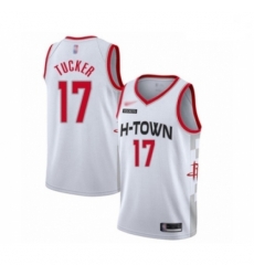 Rockets 17 PJ Tucker White Basketball Swingman City Edition 2019 20 Jersey Rockets 17 PJ Tucker White Basketball Swingman City Edition 2019 20 Jersey