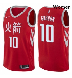 Womens Nike Houston Rockets 10 Eric Gordon Swingman Red NBA Jersey City Edition Womens Nike Houston Rockets 10 Eric Gordon Swingman Red NBA Jersey City Edition