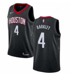 Womens Nike Houston Rockets 4 Charles Barkley Swingman Black Alternate NBA Jersey Statement Edition Womens Nike Houston Rockets 4 Charles Barkley Swingman Black Alternate NBA Jersey Statement Edition