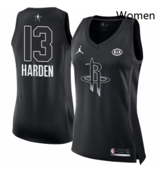 Womens Nike Jordan Houston Rockets 13 James Harden Swingman Black 2018 All Star Game NBA Jersey Womens Nike Jordan Houston Rockets 13 James Harden Swingman Black 2018 All Star Game NBA Jersey