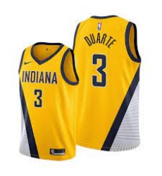2021 Pacers Chris Duarte #3 Yellow Stitched NBA Jersey 2021 Pacers Chris Duarte #3 Yellow Stitched NBA Jersey