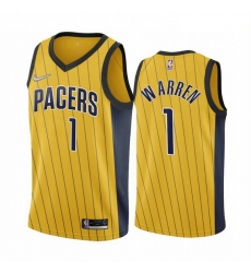 Men Indiana Pacers 1 T J Warren Gold NBA Swingman 2020 21 Earned Edition Jersey Men Indiana Pacers 1 T J Warren Gold NBA Swingman 2020 21 Earned Edition Jersey