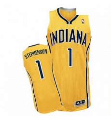 Mens Adidas Indiana Pacers 1 Lance Stephenson Authentic Gold Alternate NBA Jersey Mens Adidas Indiana Pacers 1 Lance Stephenson Authentic Gold Alternate NBA Jersey