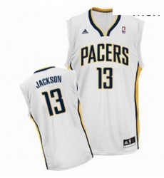Mens Adidas Indiana Pacers 13 Mark Jackson Swingman White Home NBA Jersey Mens Adidas Indiana Pacers 13 Mark Jackson Swingman White Home NBA Jersey