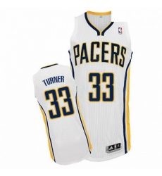 Mens Adidas Indiana Pacers 33 Myles Turner Authentic White Home NBA Jersey Mens Adidas Indiana Pacers 33 Myles Turner Authentic White Home NBA Jersey