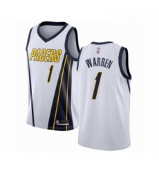 Mens Indiana Pacers 1 TJ Warren White Swingman Jersey Earned Edition Mens Indiana Pacers 1 TJ Warren White Swingman Jersey Earned Edition