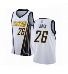 Mens Indiana Pacers 26 Jeremy Lamb White Swingman Jersey Earned Edition Mens Indiana Pacers 26 Jeremy Lamb White Swingman Jersey Earned Edition