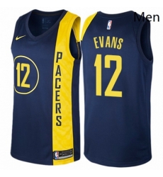 Mens Nike Indiana Pacers 12 Tyreke Evans Swingman Navy Blue NBA Jersey City Edition Mens Nike Indiana Pacers 12 Tyreke Evans Swingman Navy Blue NBA Jersey City Edition