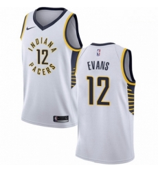 Mens Nike Indiana Pacers 12 Tyreke Evans Swingman White NBA Jersey Association Edition Mens Nike Indiana Pacers 12 Tyreke Evans Swingman White NBA Jersey Association Edition