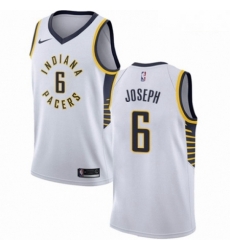 Mens Nike Indiana Pacers 6 Cory Joseph Authentic White NBA Jersey Association Edition Mens Nike Indiana Pacers 6 Cory Joseph Authentic White NBA Jersey Association Edition