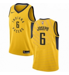 Mens Nike Indiana Pacers 6 Cory Joseph Swingman Gold NBA Jersey Statement Edition Mens Nike Indiana Pacers 6 Cory Joseph Swingman Gold NBA Jersey Statement Edition