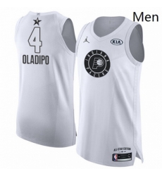 Mens Nike Jordan Indiana Pacers 4 Victor Oladipo Authentic White 2018 All Star Game NBA Jersey Mens Nike Jordan Indiana Pacers 4 Victor Oladipo Authentic White 2018 All Star Game NBA Jersey