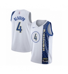 Pacers 4 Victor Oladipo White Basketball Swingman City Edition 2019 20 Jersey Pacers 4 Victor Oladipo White Basketball Swingman City Edition 2019 20 Jersey