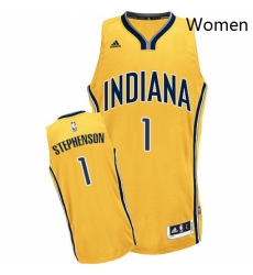 Womens Adidas Indiana Pacers 1 Lance Stephenson Swingman Gold Alternate NBA Jersey Womens Adidas Indiana Pacers 1 Lance Stephenson Swingman Gold Alternate NBA Jersey