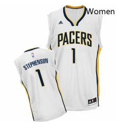 Womens Adidas Indiana Pacers 1 Lance Stephenson Swingman White Home NBA Jersey Womens Adidas Indiana Pacers 1 Lance Stephenson Swingman White Home NBA Jersey