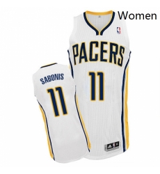 Womens Adidas Indiana Pacers 11 Domantas Sabonis Authentic White Home NBA Jersey Womens Adidas Indiana Pacers 11 Domantas Sabonis Authentic White Home NBA Jersey